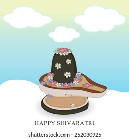 Vector Illustration of Shiva - ling. 