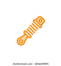 Vector illustration, shock absorber icon design template