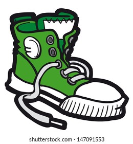 Vector illustration of shoe