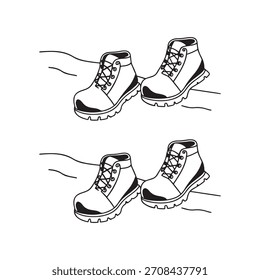 Ilustración vectorial de un zapato