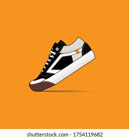 vector illustration of shoe design
