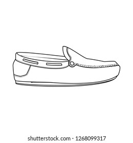 Vector illustration of shoe and footwear logo. Collection of shoe and foot stock vector illustration.