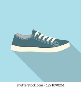 Vector illustration of shoe and footwear sign. Set of shoe and foot stock symbol for web.