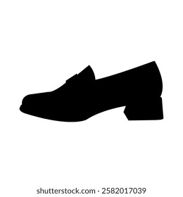 vector, illustration, shoe, icon, symbol, shoes, silhouette, high, fashion, woman, foot, 