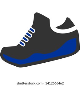 Vector illustration of shoe for man