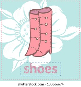 Vector illustration "Shoes".
