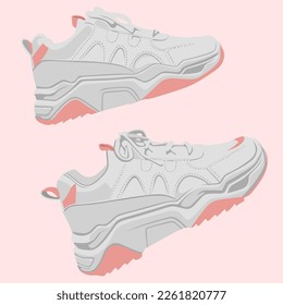 vector or illustration of shoes