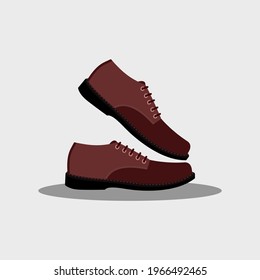 vector illustration of shoes for design, web design, cartoon, comic