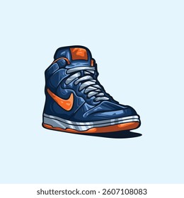 Vector Illustration of Shoes in Hand Drawn