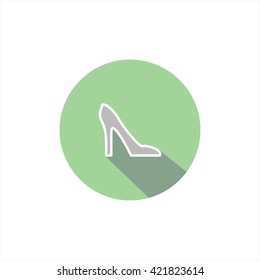 vector illustration of shoes icons