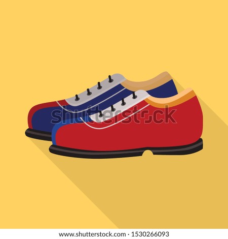 Vector illustration of shoes and pair icon. Web element of shoes and boot vector icon for stock.