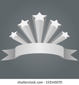 Vector illustration of shooting stars