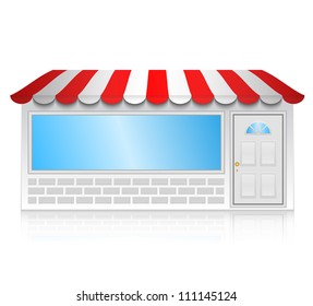 Vector illustration of shop