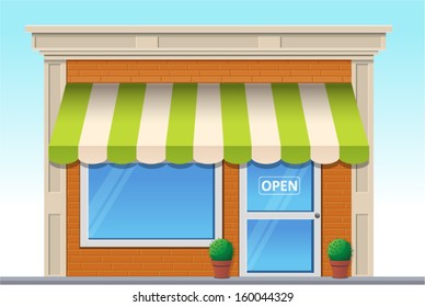 Vector illustration of shop icon