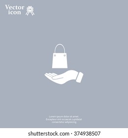 Vector illustration of shopping bag