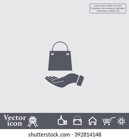 Vector illustration of shopping bag




