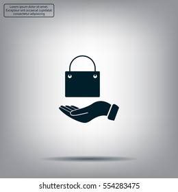 Vector illustration of shopping bag