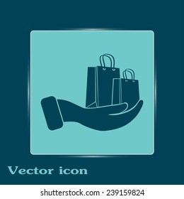 Vector illustration of shopping bags 