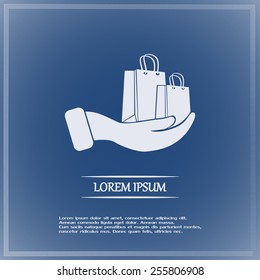 Vector illustration of shopping bags 