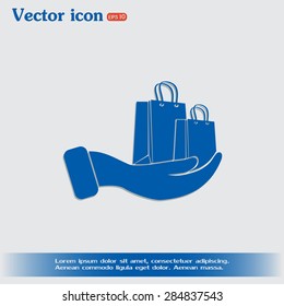 Vector illustration of shopping bags 