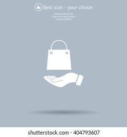 Vector illustration of shopping bags
