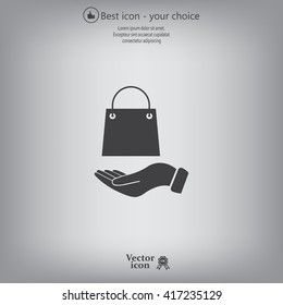 Vector illustration of shopping bags