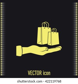 Vector illustration of shopping bags