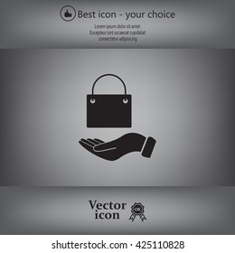 Vector illustration of shopping bags
