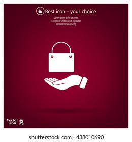 Vector illustration of shopping bags