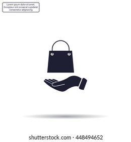 Vector illustration of shopping bags