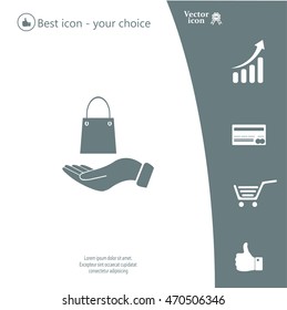 Vector illustration of shopping bags