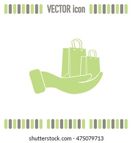 Vector illustration of shopping bags 