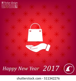 Vector illustration of shopping bags