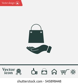 Vector illustration of shopping bags