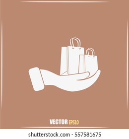 Vector illustration of shopping bags 