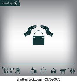 Vector illustration of shopping bags