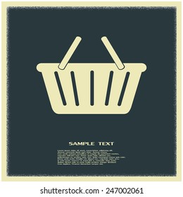 Vector illustration of shopping cart