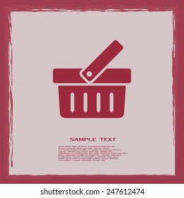 Vector illustration of shopping cart
