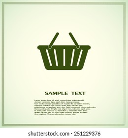 Vector illustration of shopping cart