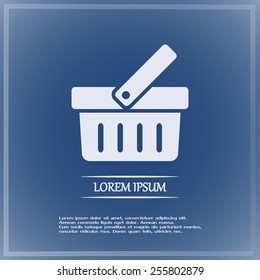 Vector illustration of shopping cart