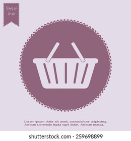 Vector illustration of shopping cart