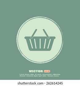 Vector illustration of shopping cart