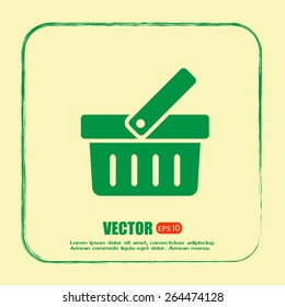 Vector illustration of shopping cart