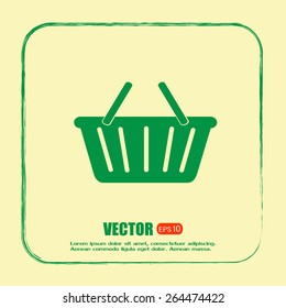 Vector illustration of shopping cart