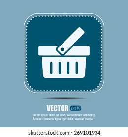 Vector illustration of shopping cart