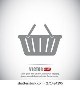 Vector illustration of shopping cart
