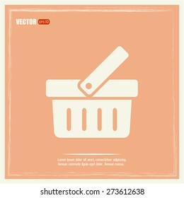 Vector illustration of shopping cart