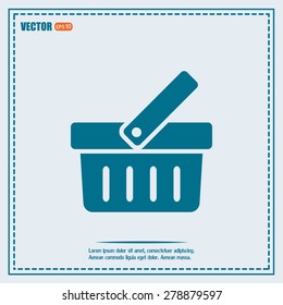 Vector illustration of shopping cart