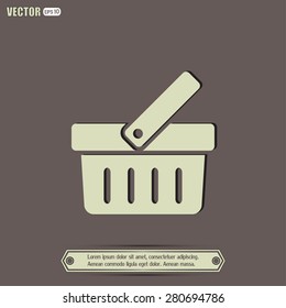 Vector illustration of shopping cart