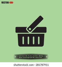 Vector illustration of shopping cart